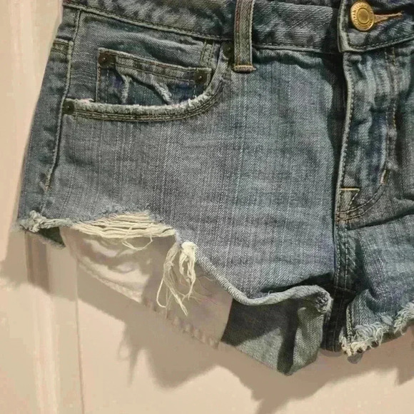P7015 american eagle short shorts distressed size30in - Picture 4 of 8